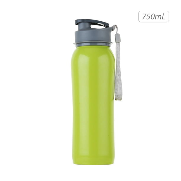 Stainless Steel Water Bottle Non Insulated Leak Proof Sports Jug Hiking Travel 